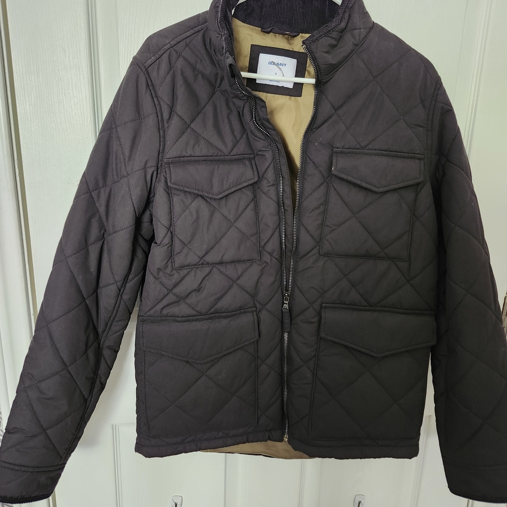 Old Navy Black and Tan Jacket